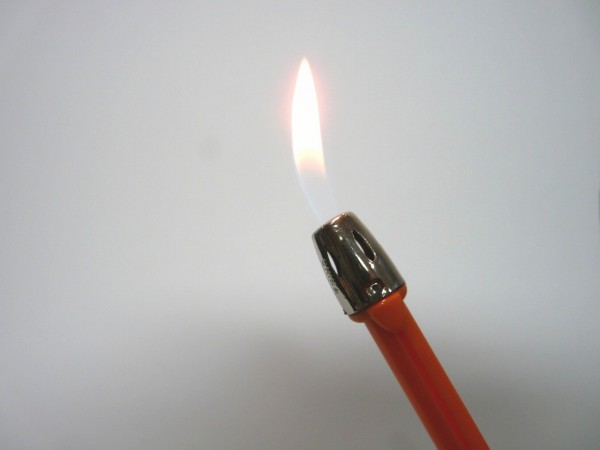 百均浪漫◆伸縮着火ライター、着火棒が５段階伸びる！