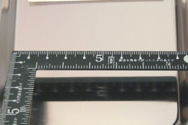 百均浪漫◆ステンレス製トレイ ロング約34cm。サイズ測定。